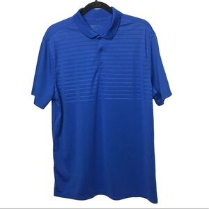 Nike Golf Blue Short Sleeve Polo Shirt Large